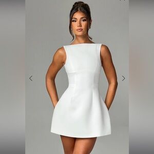 BABYBOO Alana Mini Dress - Ivory (Size S)